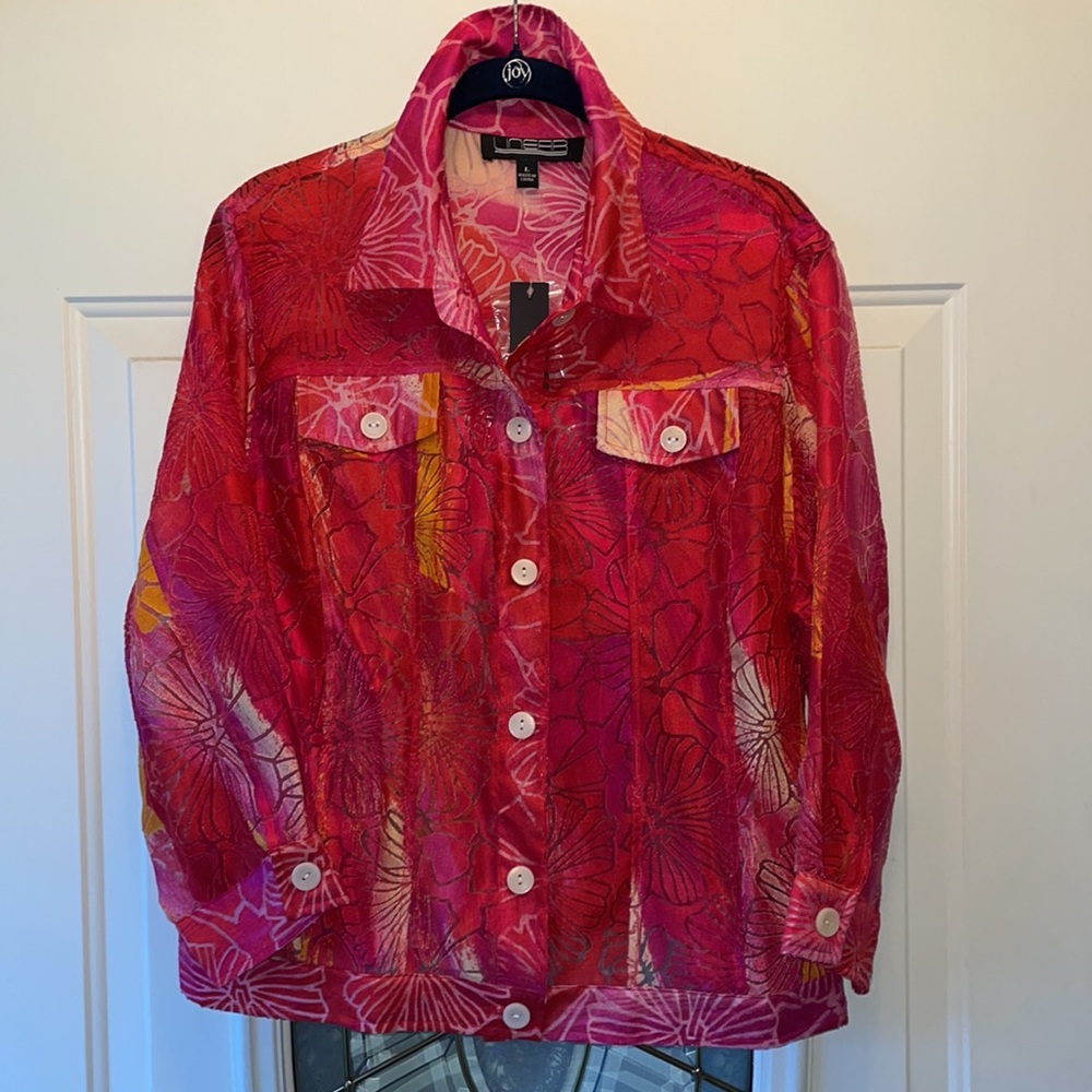 Sheer Rayon Jacket Large